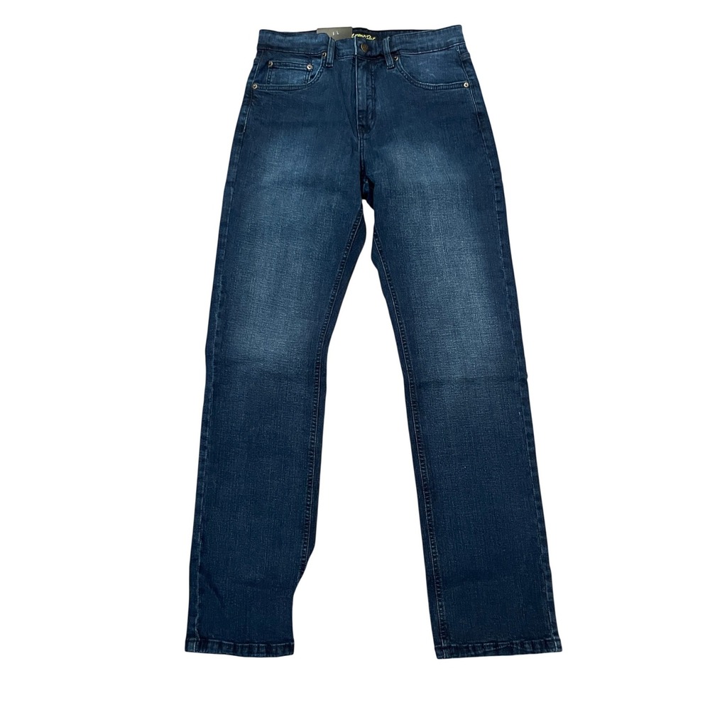 Urban Star Mens Relaxed Fit Straight Leg Jeans Dark Wash Blue 32x34 NWT